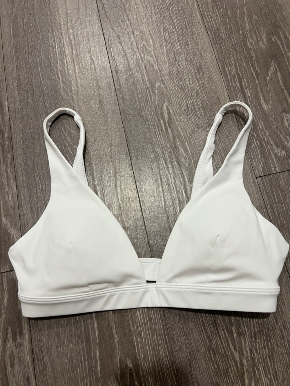 Crop Shop Boutique White Sports Bra